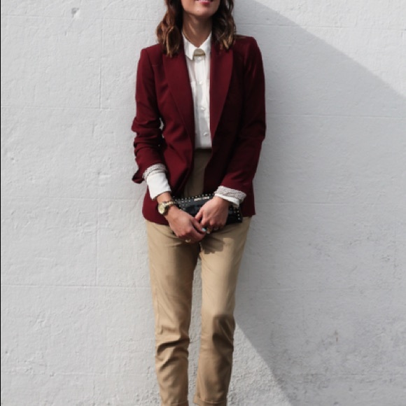 Kasper Burgundy Blazer- Nice! - Picture 1 of 8